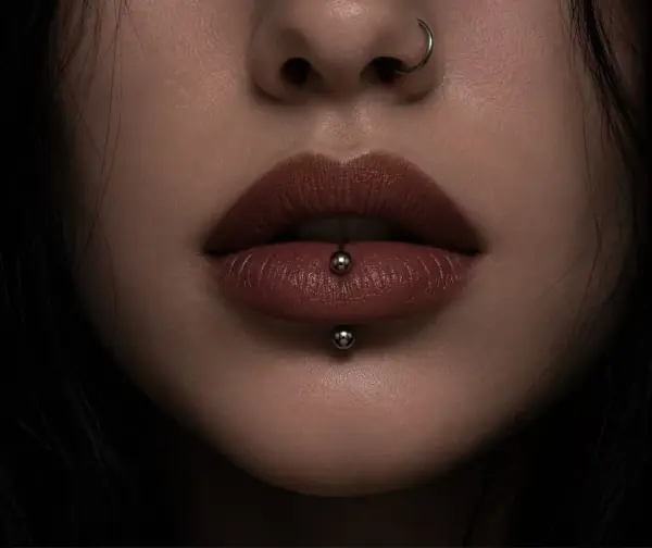 Lip piercing jewelry
