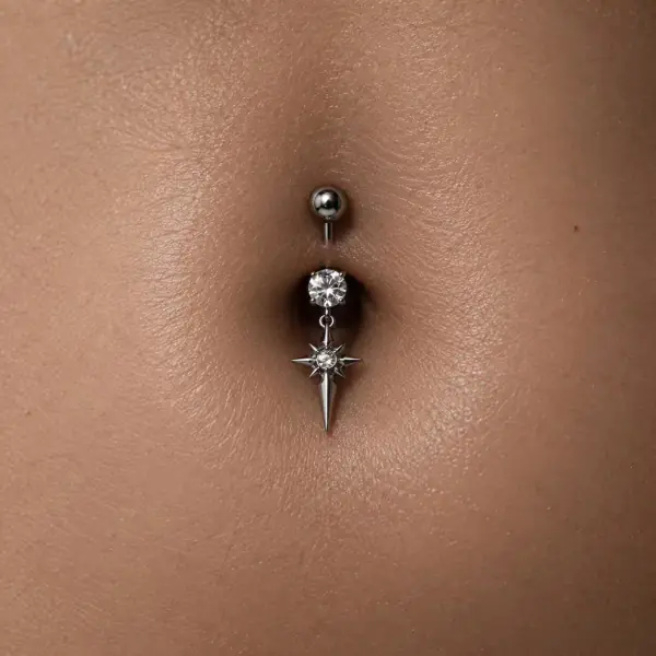 Navel piercing jewelry
