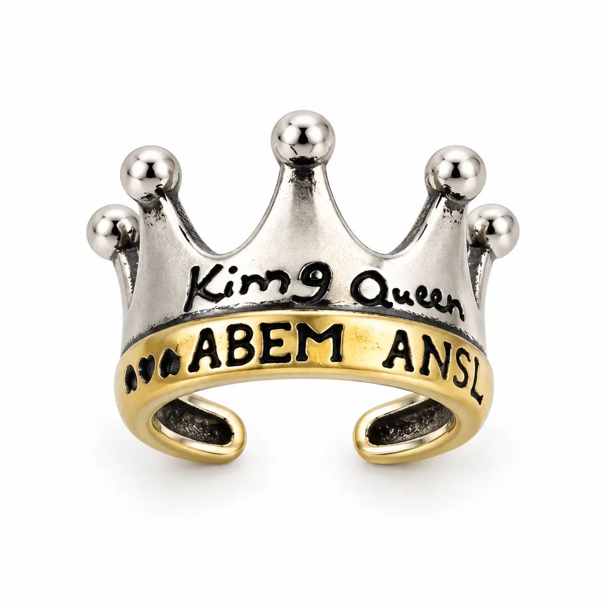 Crown Ear Cuff, No Piercing Royal Cartilage Clip, Minimalist Punk Statement Ear Jewelry - 1_pcs