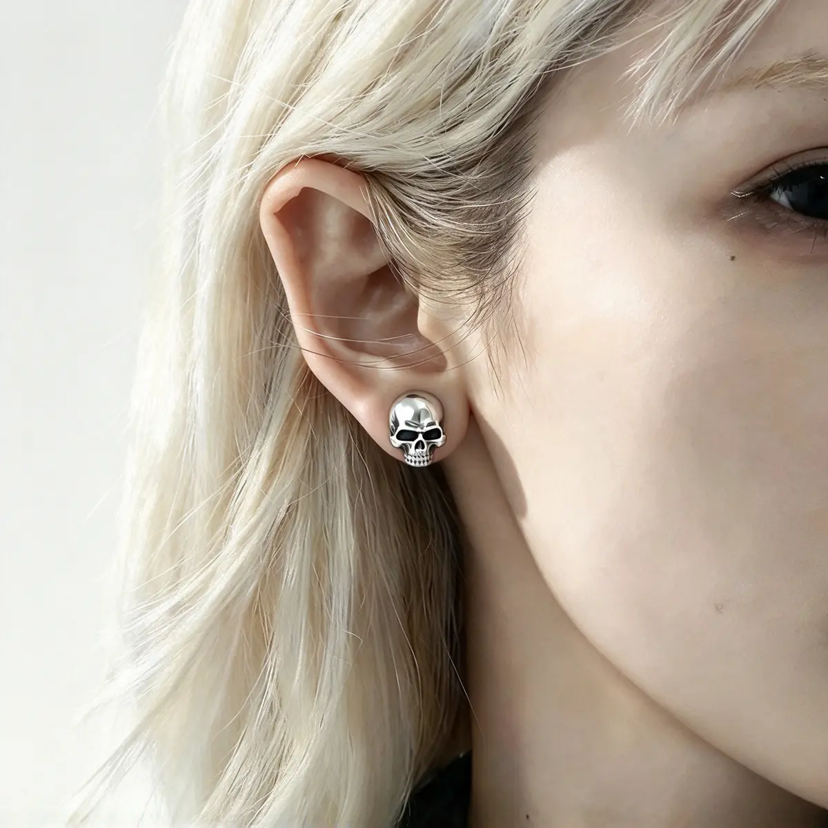 Spike Rivet Stud Earrings Alloy Independent Design Punk Subculture Streetwear Unisex Jewelry - product image