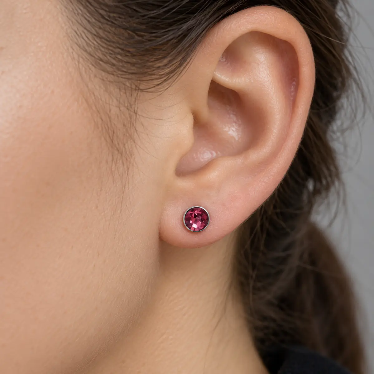 0.8mm Threadless Flat Back Stainless Steel Piercing Studs, Sparkling Tiny CZ Zircon, Healing Friendly Ear Lip Conch Cartilage Jewelry - product image