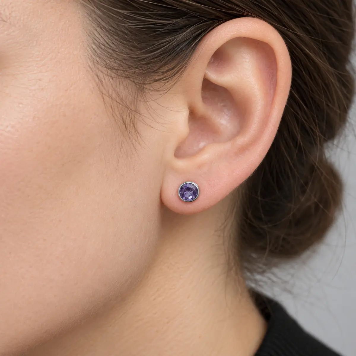 0.8mm Threadless Flat Back Stainless Steel Piercing Studs, Sparkling Tiny CZ Zircon, Healing Friendly Ear Lip Conch Cartilage Jewelry - product image
