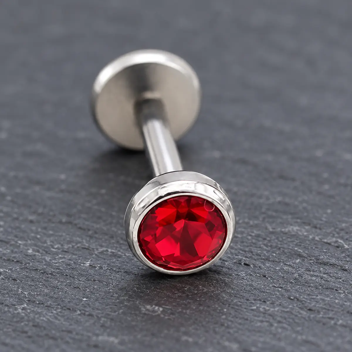 0.8mm Threadless Flat Back Stainless Steel Piercing Studs, Sparkling Tiny CZ Zircon, Healing Friendly Ear Lip Conch Cartilage Jewelry - product image
